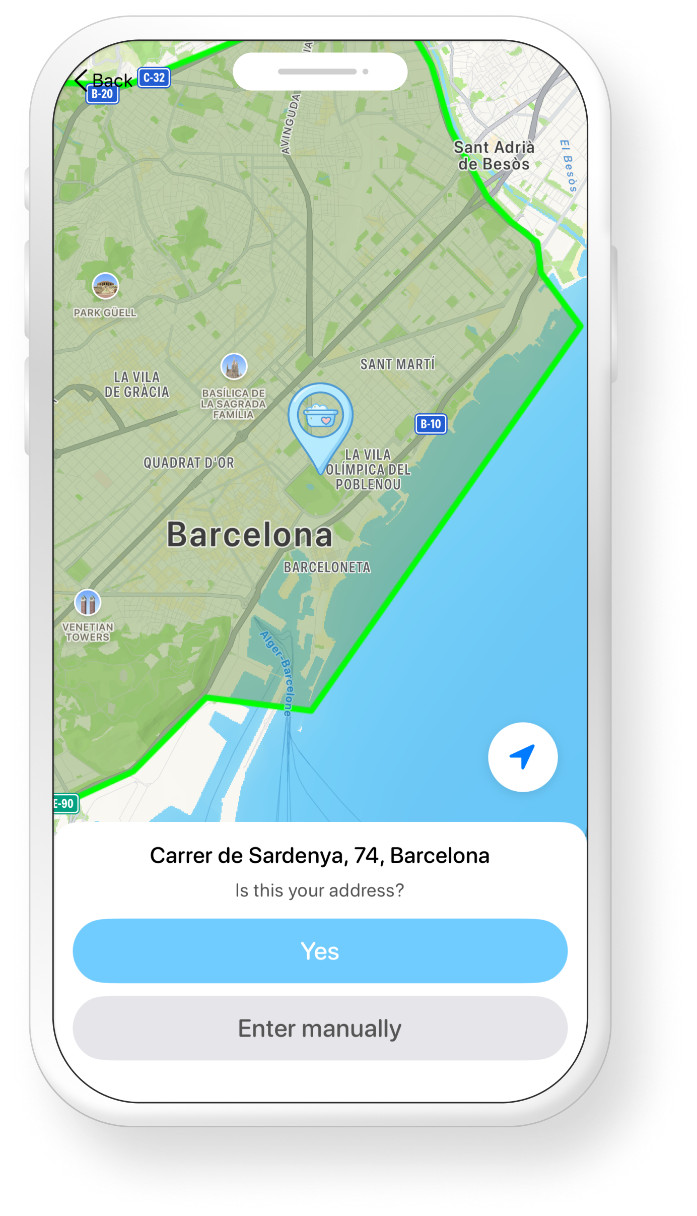 Pickup scheduling on phone